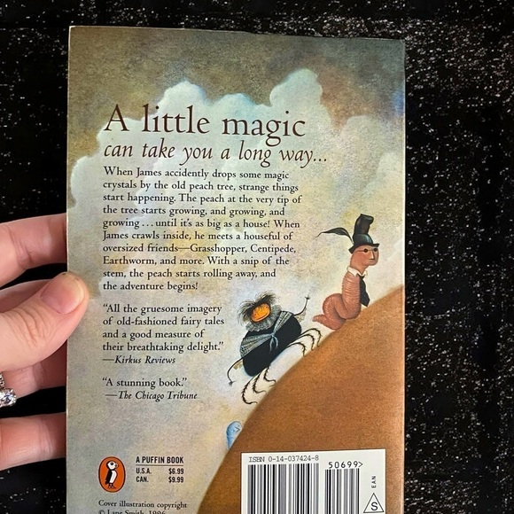 🌟
1996 Roald Dahl James & the GIANT Peach
 children chapter book Paperback - Picture 14 of 14